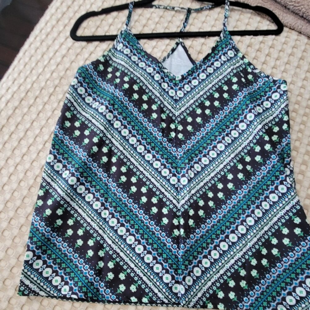 NWOT - SHEIN Multi-colored Boho style V Neck Tank Top